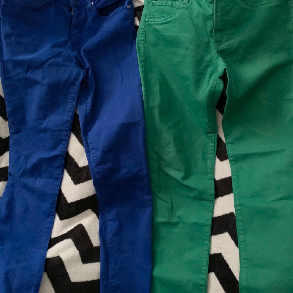 JEANS three colors Indigo Blue, Green, Jean blue 20$ EACH PLEASE SPECIFY COLOR